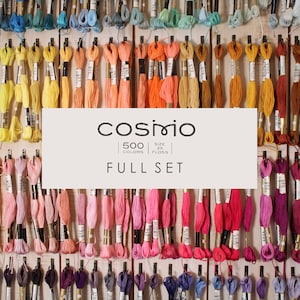 COSMO Embroidery Floss / Cosmo Thread Full Set 500 Colors / COSMO ...