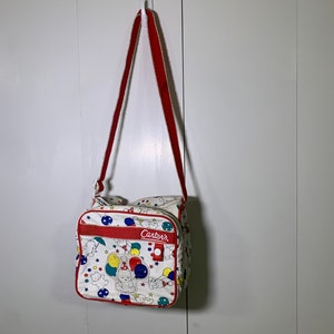 Torba na pieluchy dla niemowląt z lat 80. i 90. w stylu vintage z misiem i balonem