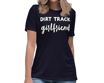 Crazy Racing Girlfriend Ladies' Game V-Neck T-Shirt