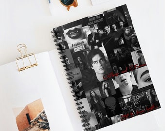 Quaderno a spirale Damon Salvatore - Rigato