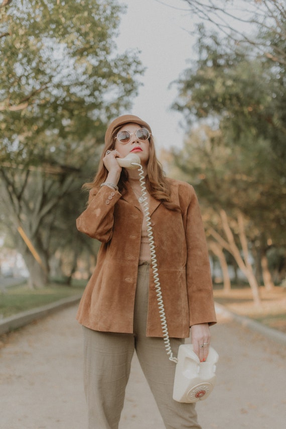 Vintage Leather Blazer