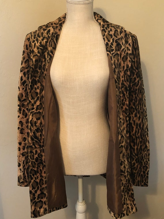 Vintage Leopard Jacket - image 3