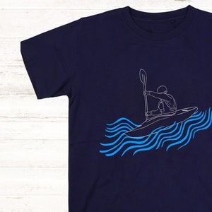 Whitewater Kayak T-shirt Kayaking Shirt, Men's Kayaker Gift for Whitewater Kayakers T shirt River Adventurers