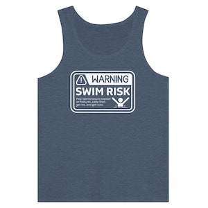 Whitewater Kayaking Swim Risk Tank Top Funny Kayak Vest White water Gift for Men Adventurer Gifts for Him