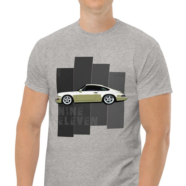 964 Camiseta Unique Flat Six Classic German Sports Car Regalo para él Ropa 964 para hombre