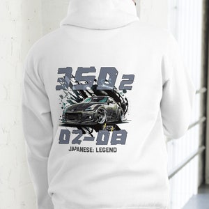350z Hoodie Japanese Sports Car Grunge Clothing JDM 350 z Gift for Him Birthday Drift