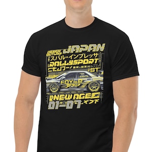 Subie New Age T-Shirt 2001-2007 JDM Heavy Grunge Technoir Cyberpunk-Inspired Clothing gift for Him Mens Blobeye Bugeye Hawkeye