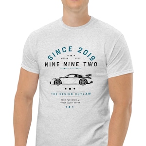 NINE NINE TWO Vintage T Shirt Classic Car Clothing Turbo GT3 Mens Apparel Gift for Him Tee Classic Car Birthday