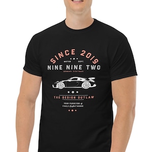 NINE NINE TWO Vintage T-Shirt Classic Car Clothing Turbo GT3 Mens Apparel Gift for Him Tee Birthday