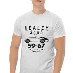 Austin Healey 3000 T-Shirt Men&#39;s Classic British Car Mk1-4 Healey Clothing Birthday Gift