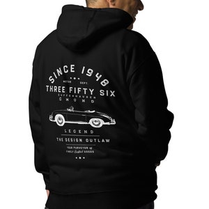 356 Speedster Hoodie: Unisex Vintage German Sports Car Apparel