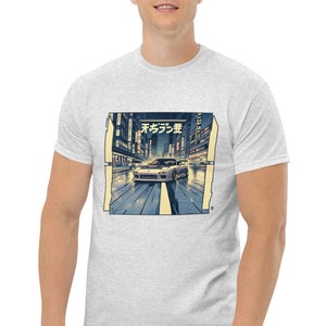 RX7 Manga T-Shirt: Anime Cyberpunk JDM Style