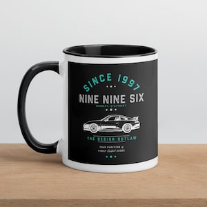 Vintage 996 Porsche Coffee Mug: German Sports Car Gift