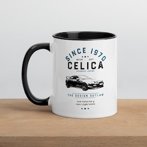Tazza da caffè Celica JDM Appassionato di auto retrò Vintage Auto sportive giapponesi Uomo Donna Automotive Regalo unico per gli amanti dell'auto