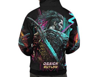 Sudadera con capucha samurái Cyberpunk 2077: ropa unisex de Blade Runner