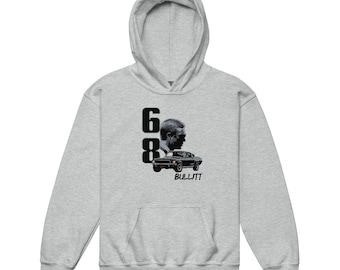 Steve McQueen Bullitt Mustang Youth Hoodie
