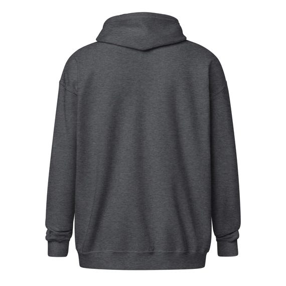 Embroidered RX8 Zip Hoodie: Lightweight Fleece, Car Enthusiast