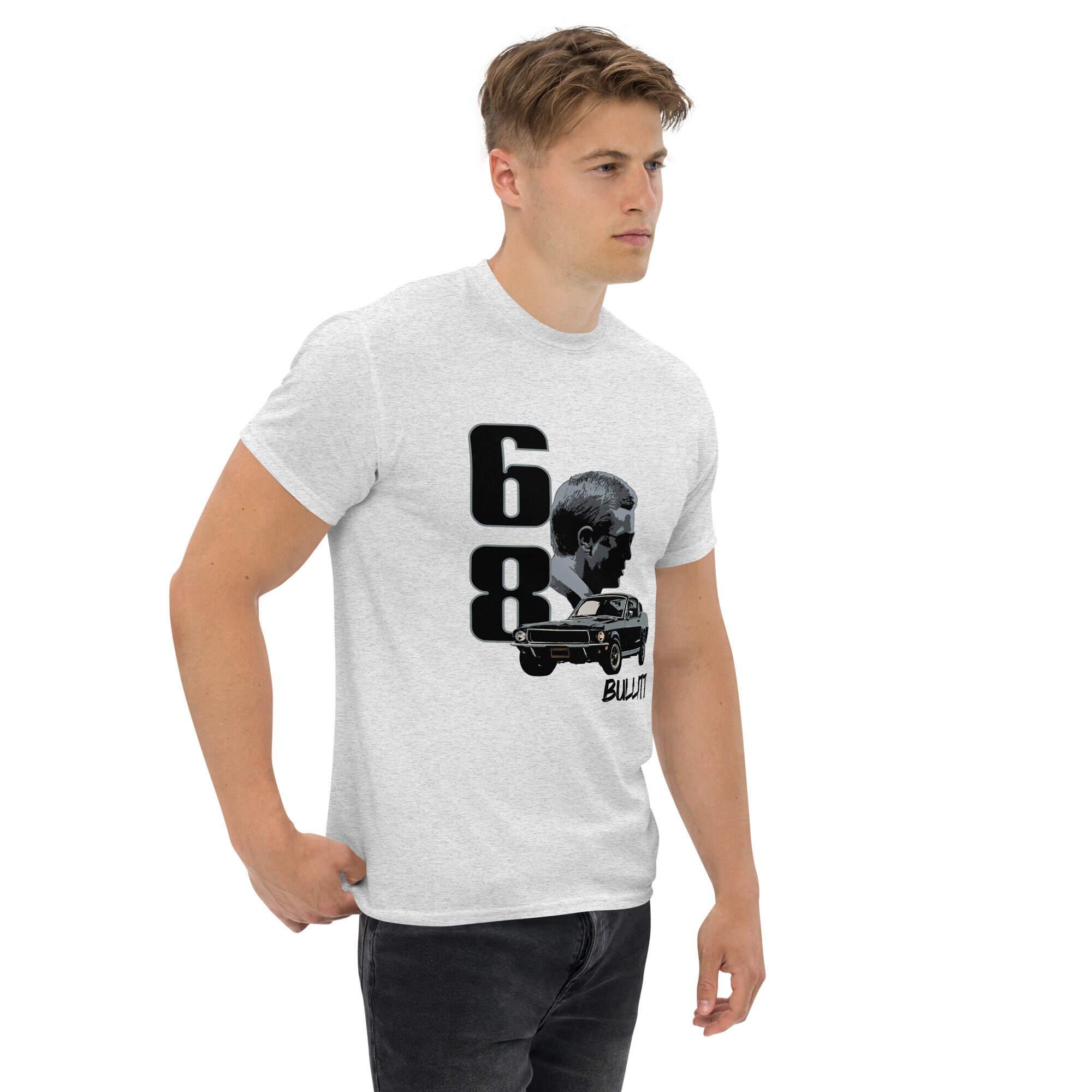 マックイーン ブリット マスタング Tシャツ：ヴィンテージ フォード 
