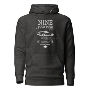 NINE FOUR FOUR Hoodie Vintage Classic Car Turbo s2 Clothing Mens jumper Apparel Gift for Him 944S2 Hooded Sweatshirt Classic Car Birthday