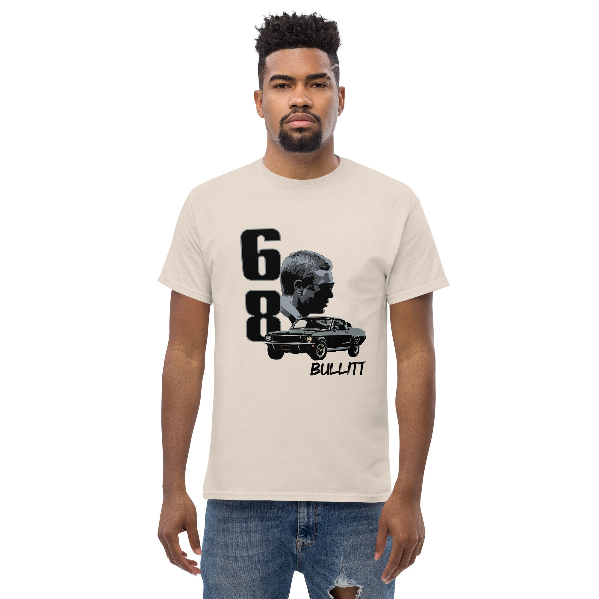 マックイーン ブリット マスタング Tシャツ：ヴィンテージ フォード 
