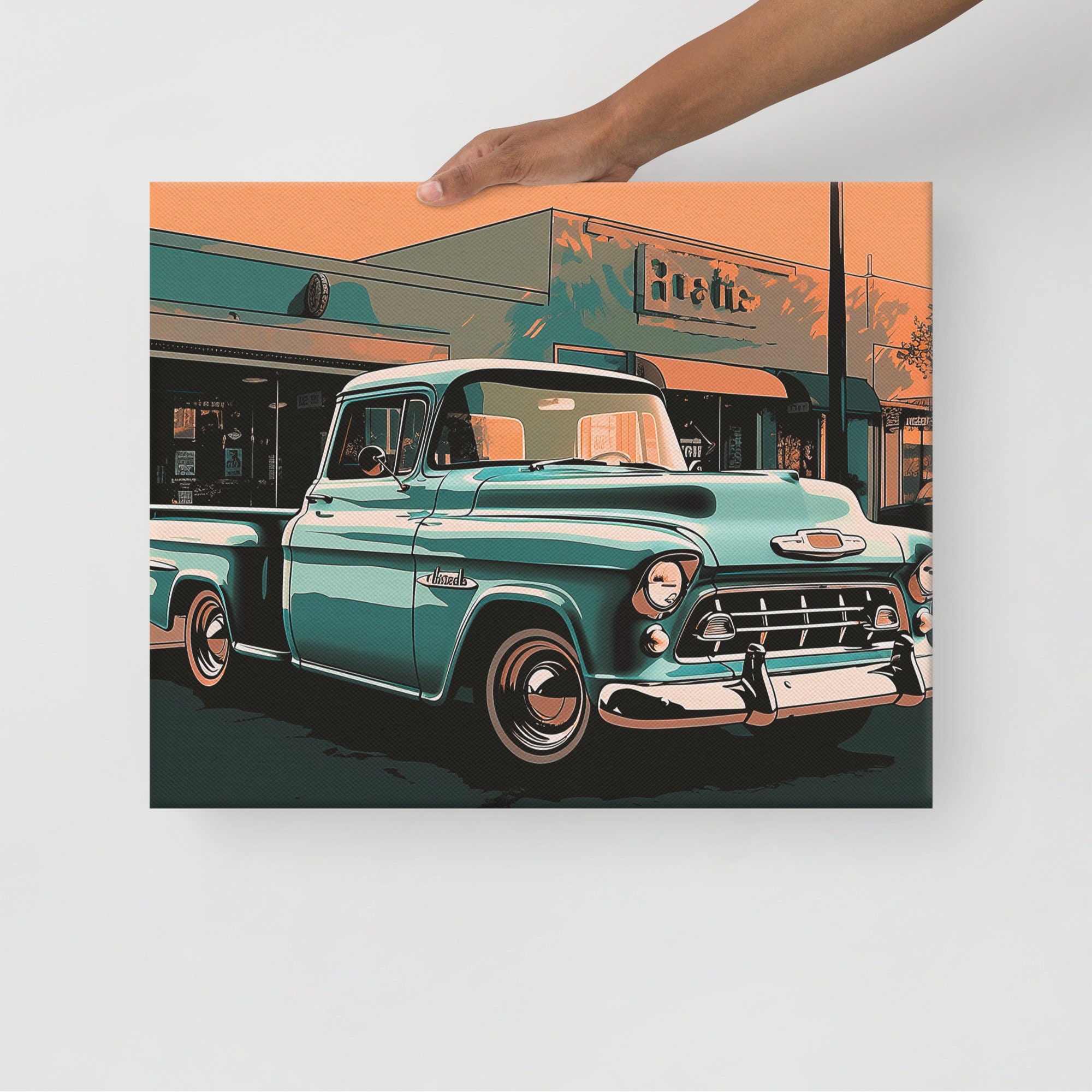 DIY 5D Diamond Painting Kits for Adults Full Drill Diamond Painting Rustic  Old Truck Classic Pickup Truck Vintage Country for Home Wall Decor