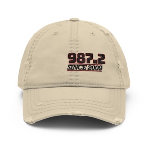 987.2 Distressed Dad Hat: Since 2009, Sports Car Apparel