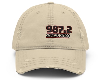 987.2 Distressed Dad Hat: Since 2009, Sports Car Apparel