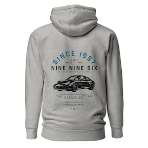 996 Vintage Hoodie: Classic German Sports Car Design