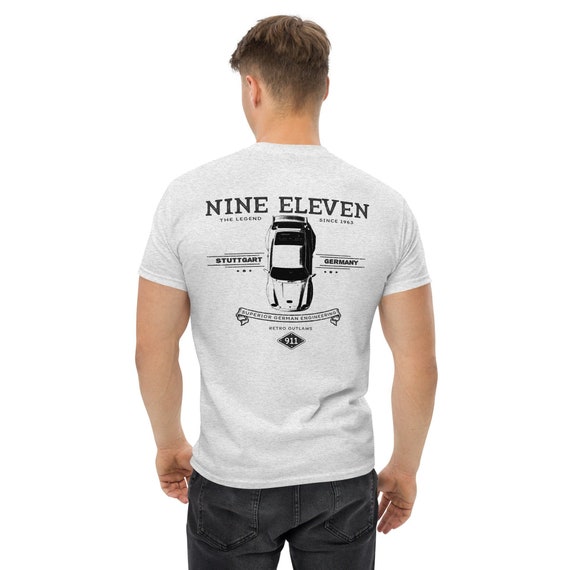 Outlaw Nine Eleven T-shirt German Sports Car Gift for Him 993 