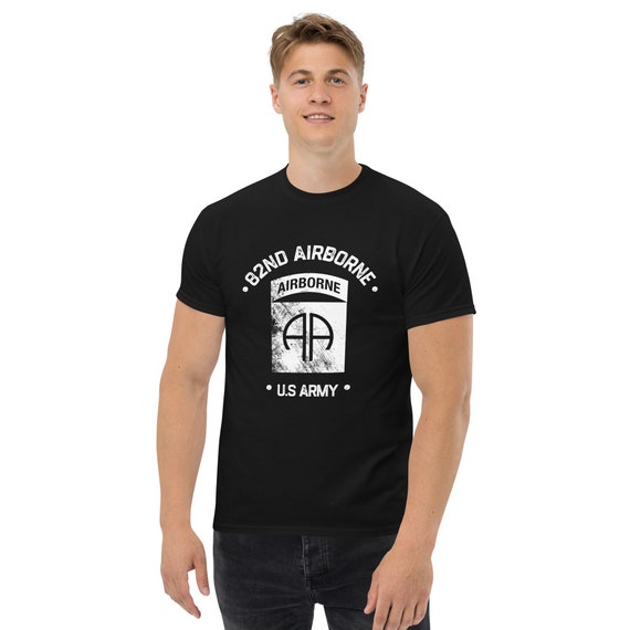 T-shirt Militaire Parachutiste Armée Française - Taille M, Coton, Noir, Occasion Très Bon État
