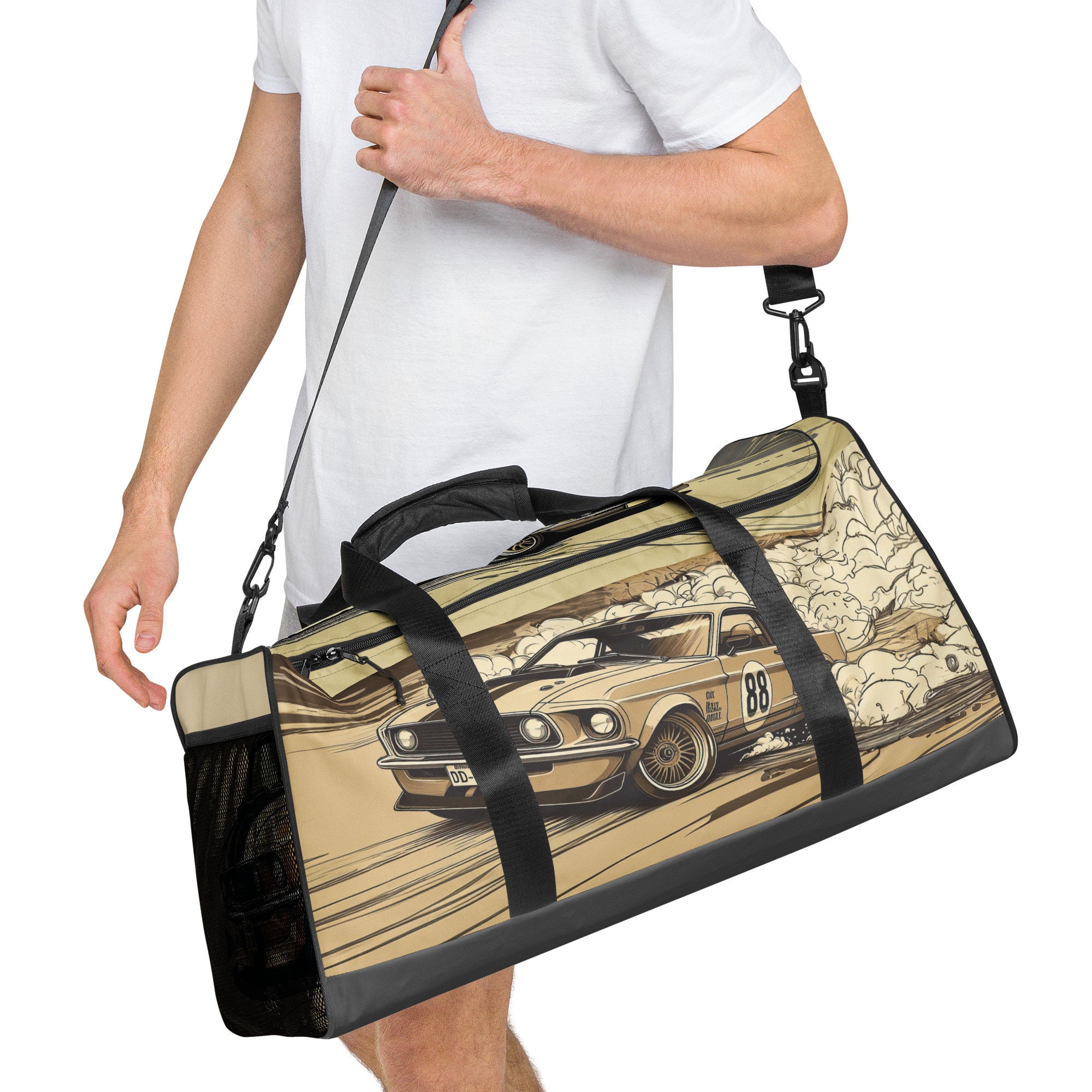 Sac De Voyage MUSTANG Duffle Bag Bleu Marine – Neuf Sous Emballage