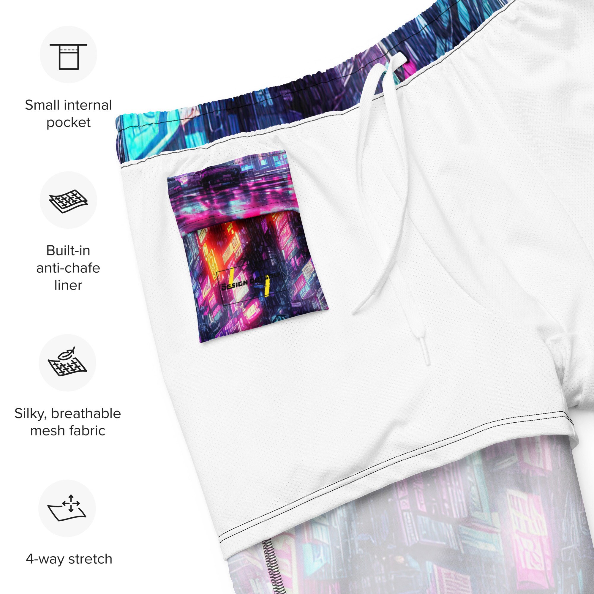Cyberpunk Viking - Unisex Athletic Shorts main image 0