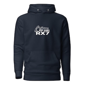 Sudadera con capucha RX7 - Desde 1991 - Suéter para entusiastas de los autos JDM - Ropa urbana - Regalo para él y para ella