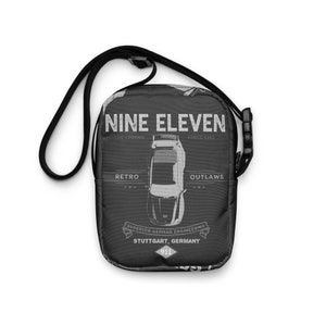 Vintage NINE ELEVEN Utility Crossbody Bag Shoulder Bag Unique Nine Eleven Classic German Car Gifts Accessory