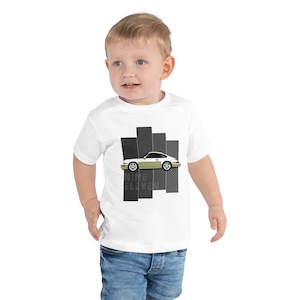 Nine Eleven 964 T-shirt pour tout-petit Mini 911 T-shirt à manches courtes pour voiture Voiture classique Vêtements pour enfants Cadeau d'anniversaire