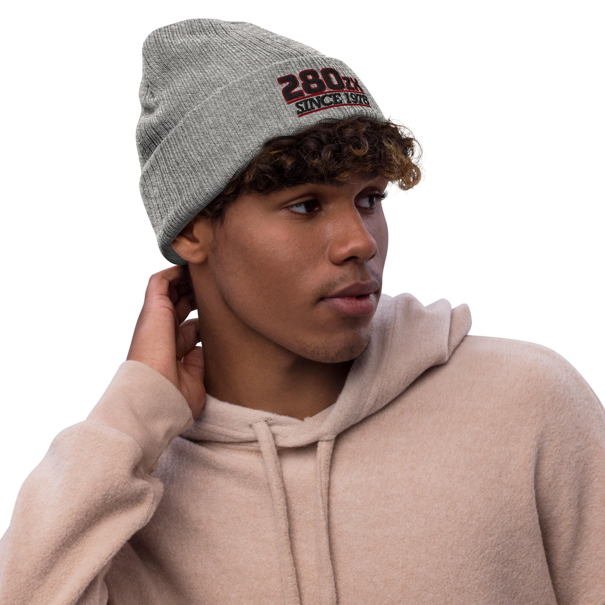 yarnバケハ 280zx Ribbed Knit Beanie: Classic Datsun JDM Car Clothing - Etsy