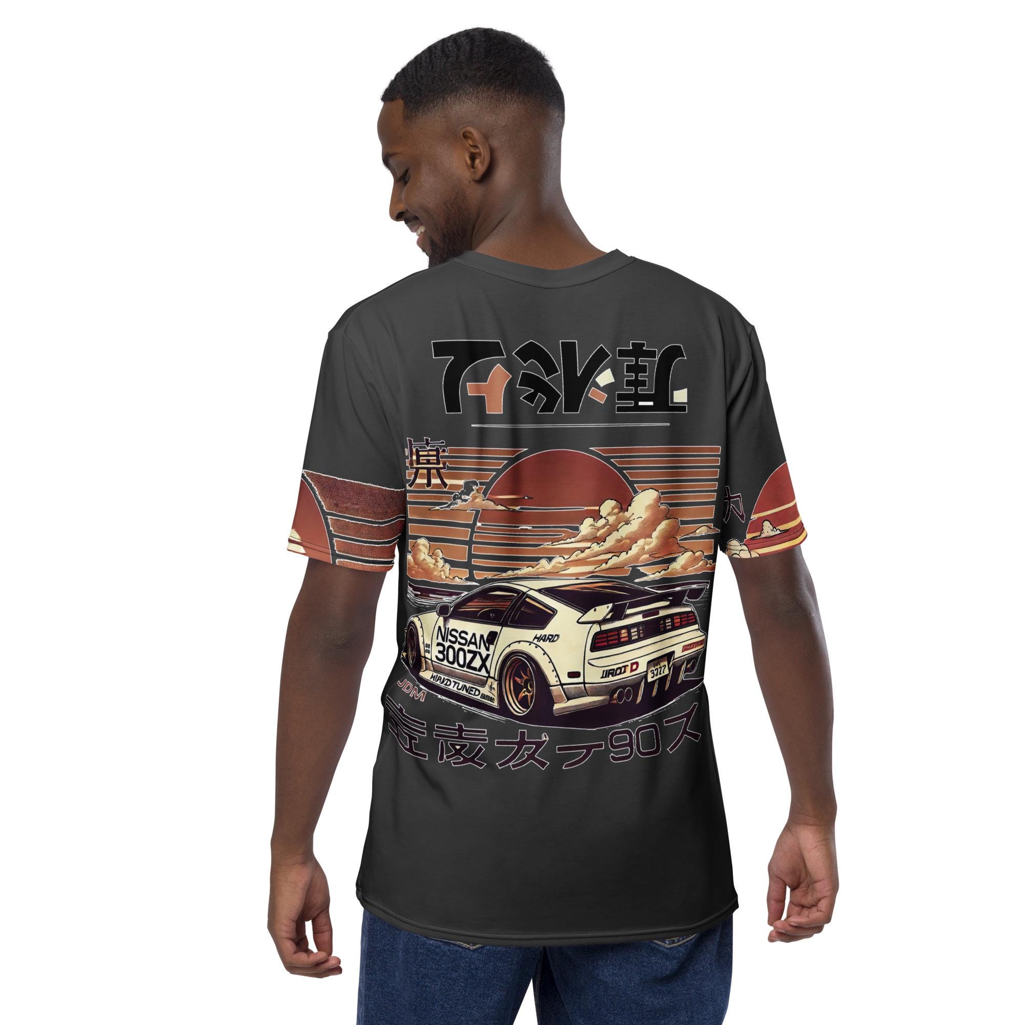 300zx T-shirt: Men's JDM Car Graphic Art All Over Print Tee - Etsy