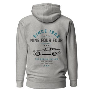 NINE FOUR FOUR Hoodie Gift For Him Her Mens Womens Classic German Car Retro Vintage Clothing