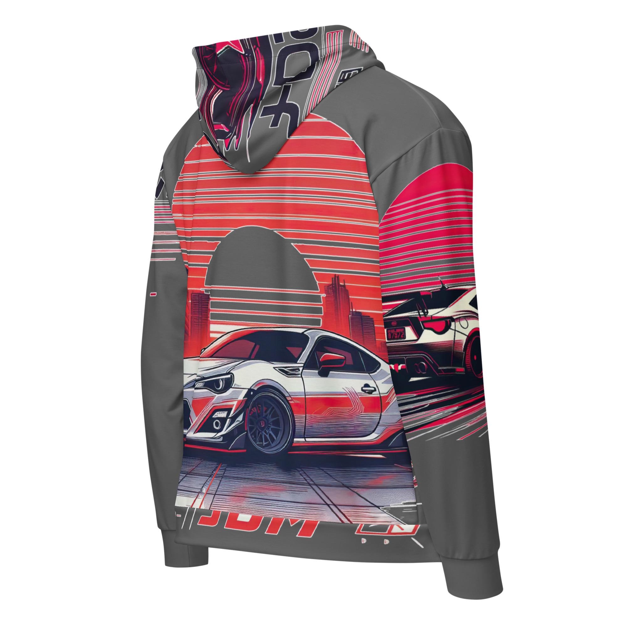 GT86 JDM Zip Hoodie: Japanese Car Graphic Art, All Over Print - Etsy