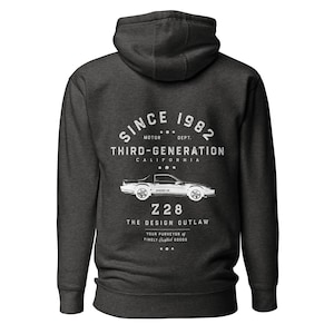 Camaro Z28 Hoodie: Third Generation American Classic Car Apparel