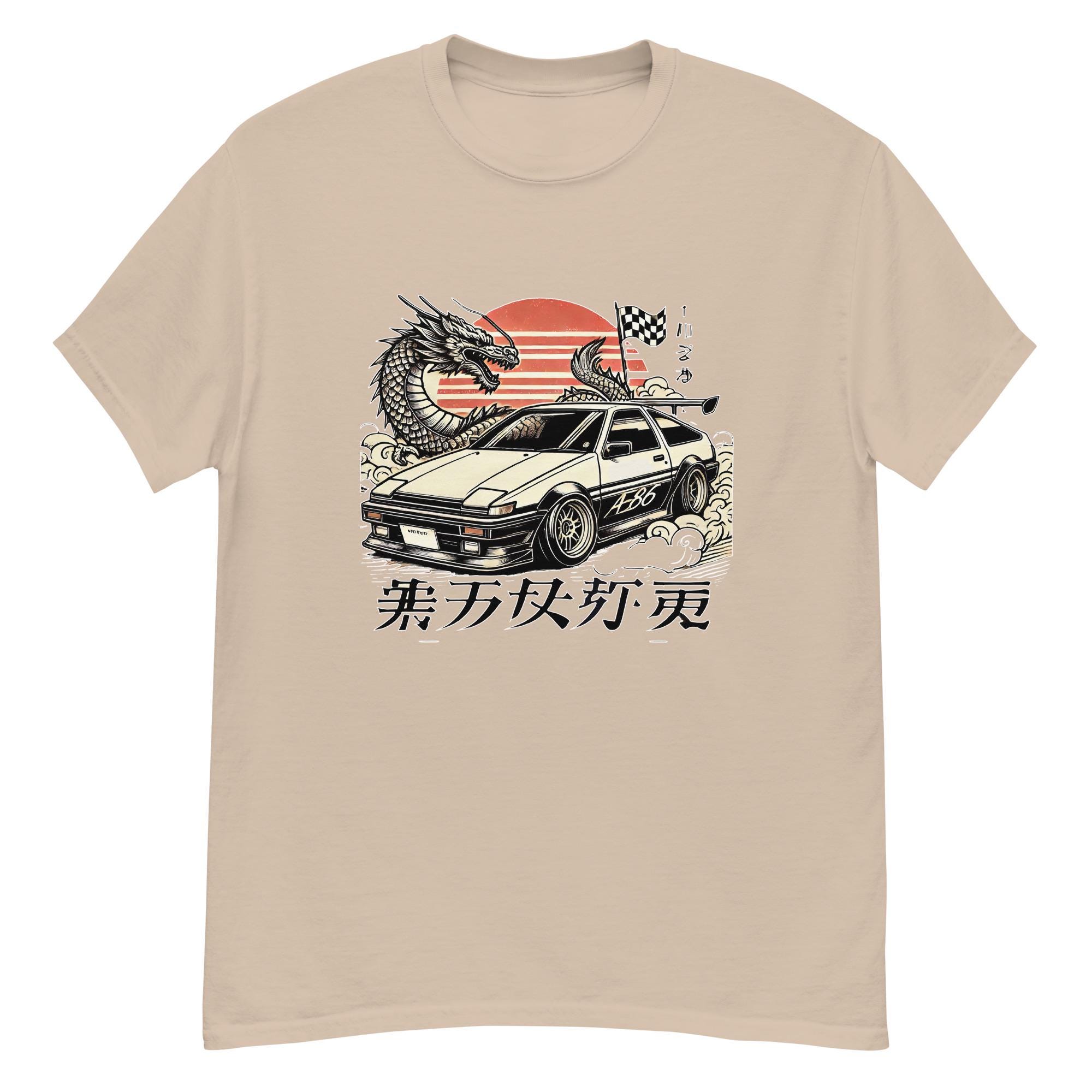AE86 Dragon T-shirt: JDM Car Graphic Tee - Etsy