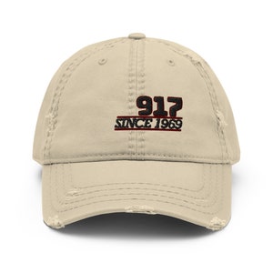 917 Vintage Racing Baseball Cap: Distressed Le Mans Dad Hat
