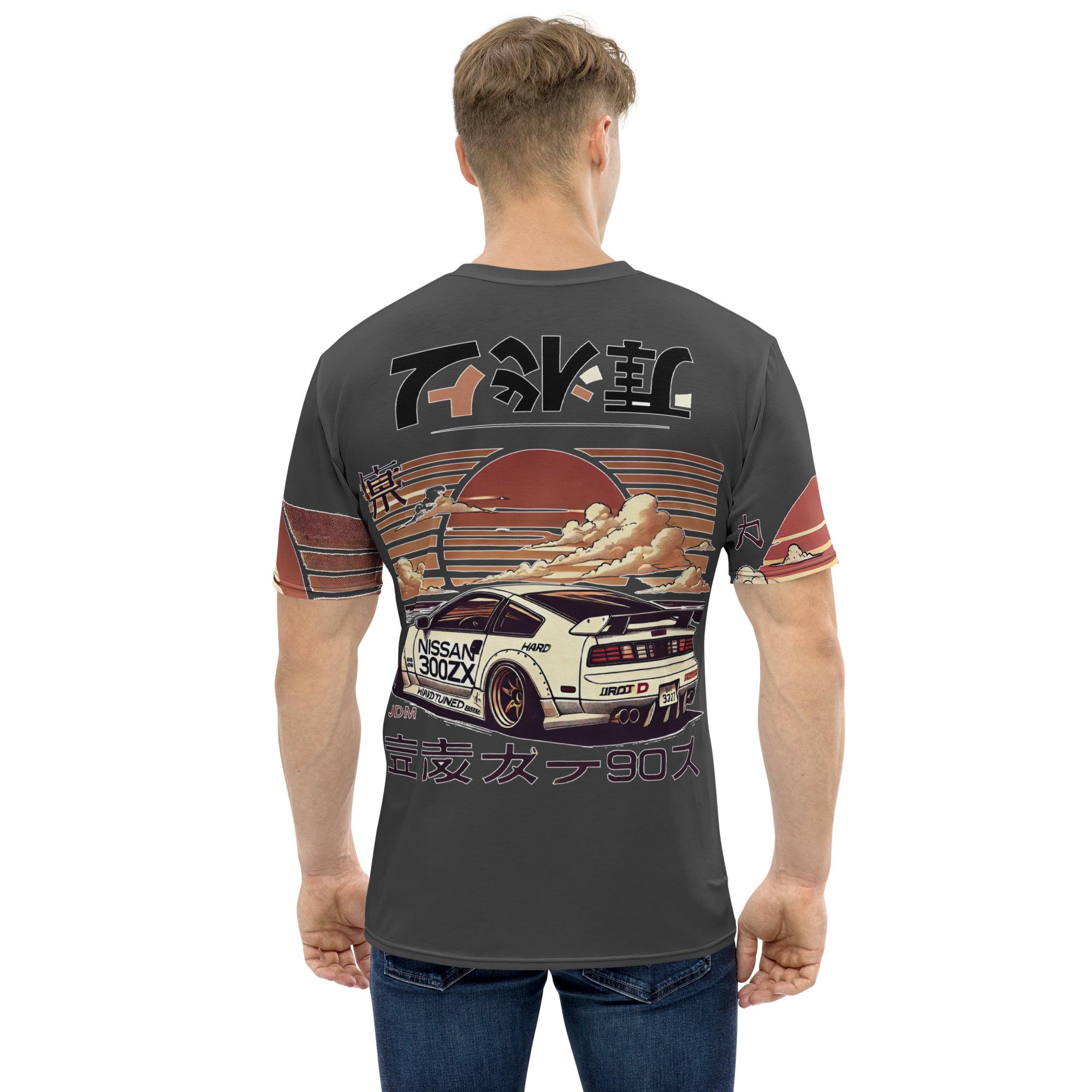300zx T-shirt: Men's JDM Car Graphic Art All Over Print Tee - Etsy
