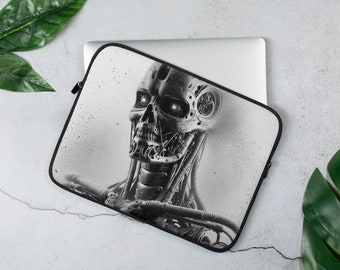 ターミネーター ラップトップスリーブ: T800 グラフィックアート、Mac アクセサリ