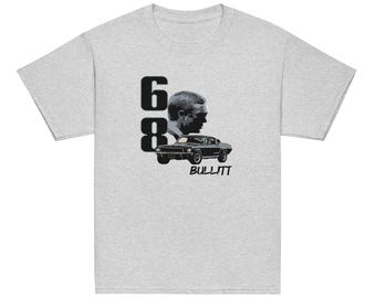 Steve McQueen Bullitt Mustang Youth Classic T-Shirt