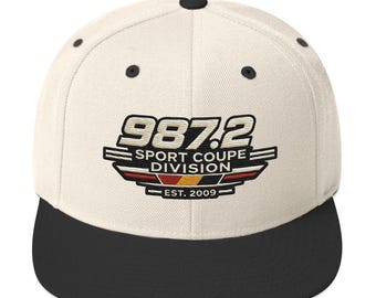 987.2 Snapback Hat: Coupe Classic German Sports Car Cap