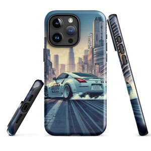 350z Anime iPhone Case: Cyberpunk JDM Tough Phone Cover