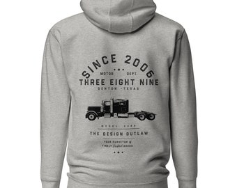 389 Hoodie Classic American Truck Clothing Men Trucker Gift for Him Vintage