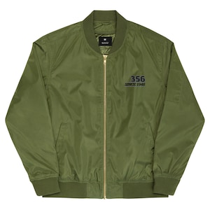 THREE FIFTY SIX Premium Bomber Jacket Unique Classic German Car Clothing Gift for Him Her Car Mens Womens