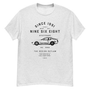 NINE SIX EIGHT T-Shirt Classic German Sports Car Stuttgart Men&#39;s Classic Tee Gift for Him Gifts